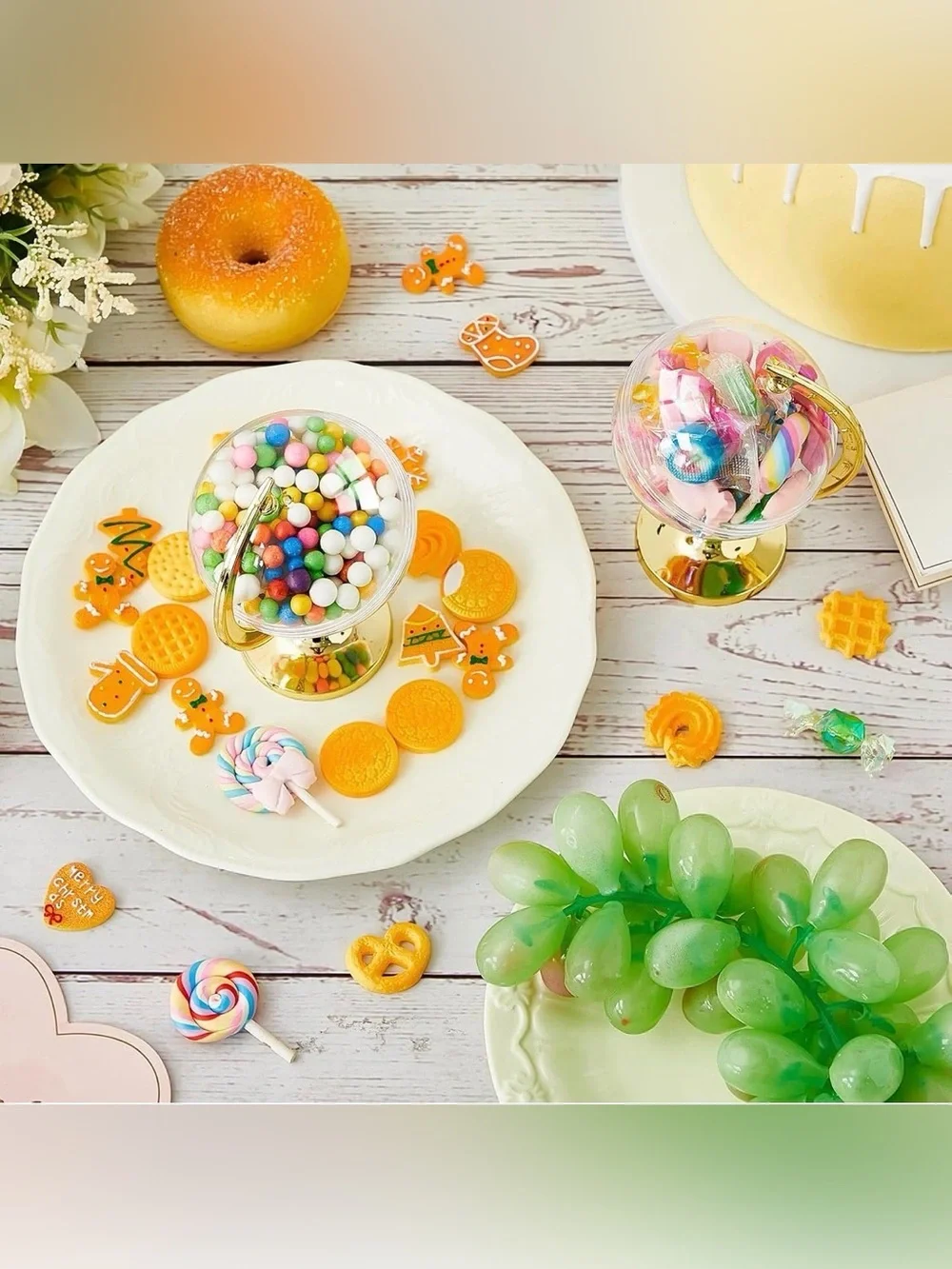Gold Globe Candy Holders - Party Table Decor